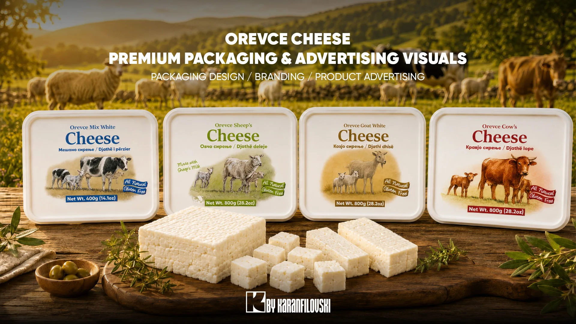 Orevce Cheese Packaging Design — featured visual