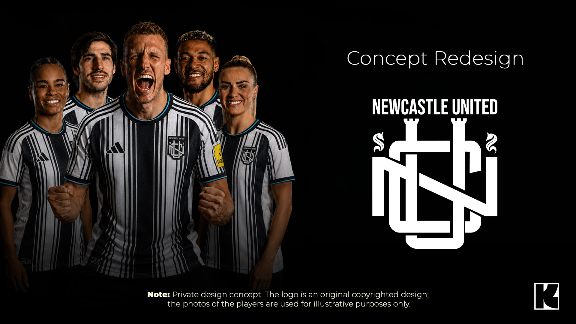 Newcastle Logo Concept Redesign visual 1